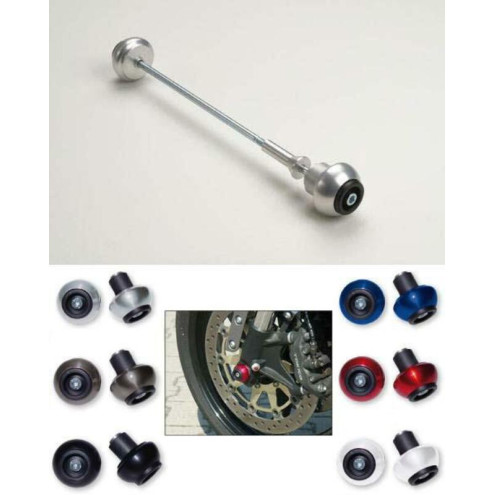 KIT FIXATION CRASH BALL ARRIERE POUR BUELL XB9 ET XB12 2002-05 TITANE Lsl 1 - AVSmoto Racing Parts 