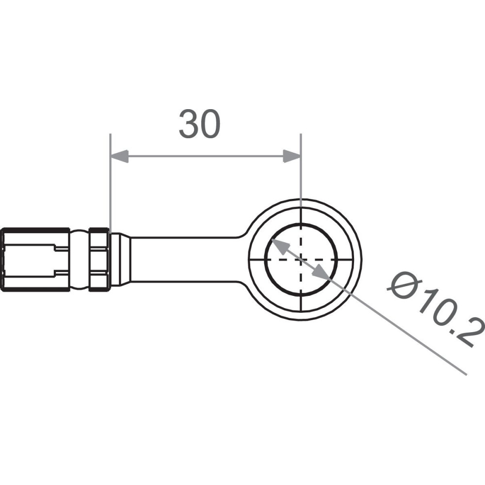 Raccord durite Banjo M10 alu