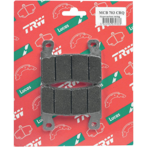 Plaquettes de frein carbone Racing TRW serie CRQ