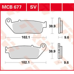 Plaquettes de frein métal fritté Sinter Performance TRW série SV