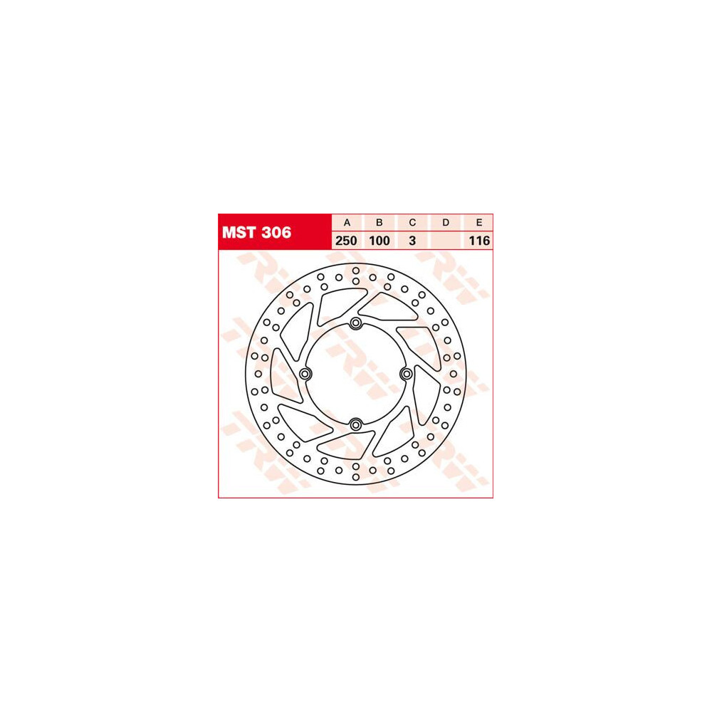 Disque de frein fixe TRW