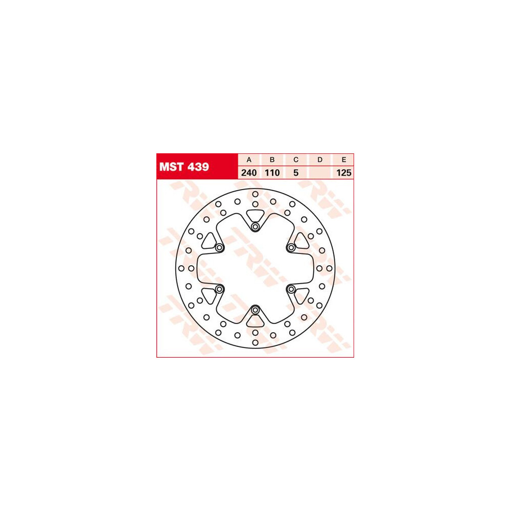 Disque de frein fixe TRW