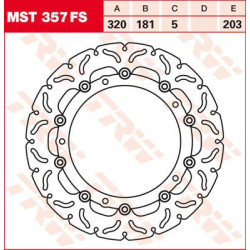 Disque de frein flottant TRW