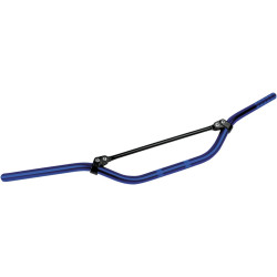 Guidon OFFROAD haut aluminium Ø 22 bleu