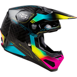 Casque FLY RACING Formula Smart Carbon Legacy - noir/Electric Blue/fuschia