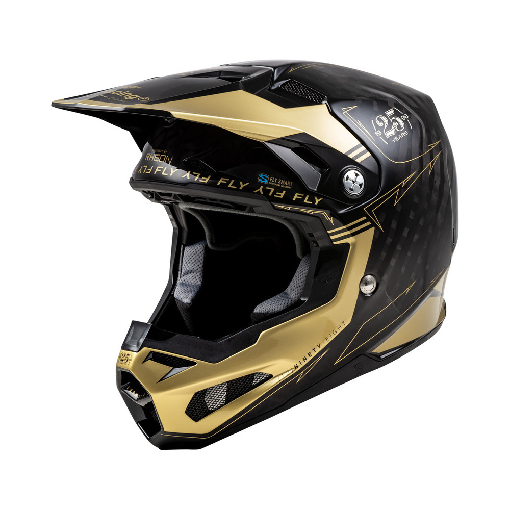 Casque FLY RACING Formula Smart Carbon Legacy - noir/or