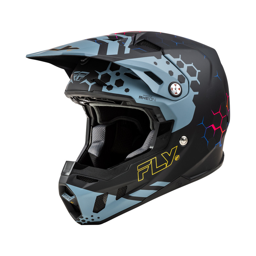 Casque FLY RACING Formula CC Tektonic - noir mat/Slate