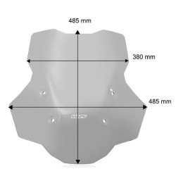 Bulle Touring Plus WRS clair BMW R1300GS 