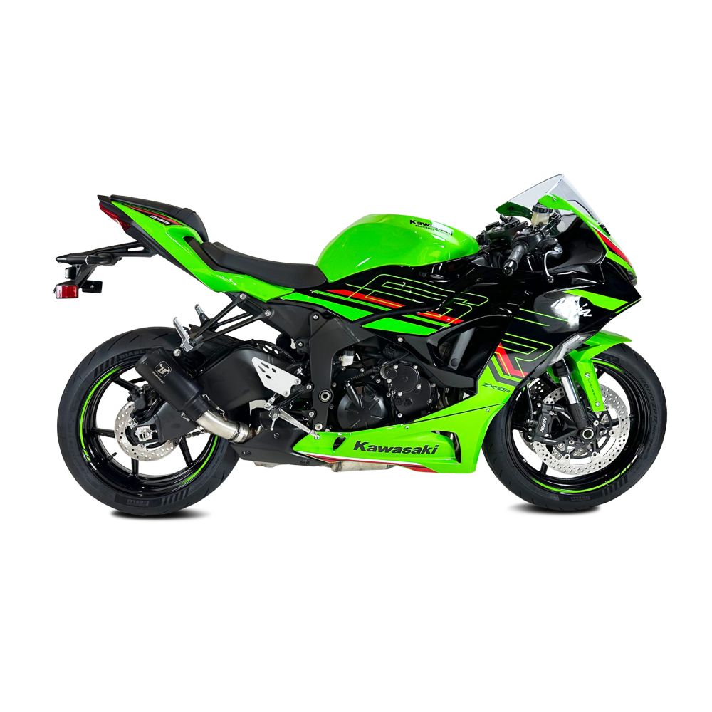 Echappement IX-Race MK2 Inox noir Kawasaki Ninja ZX-6R 2024