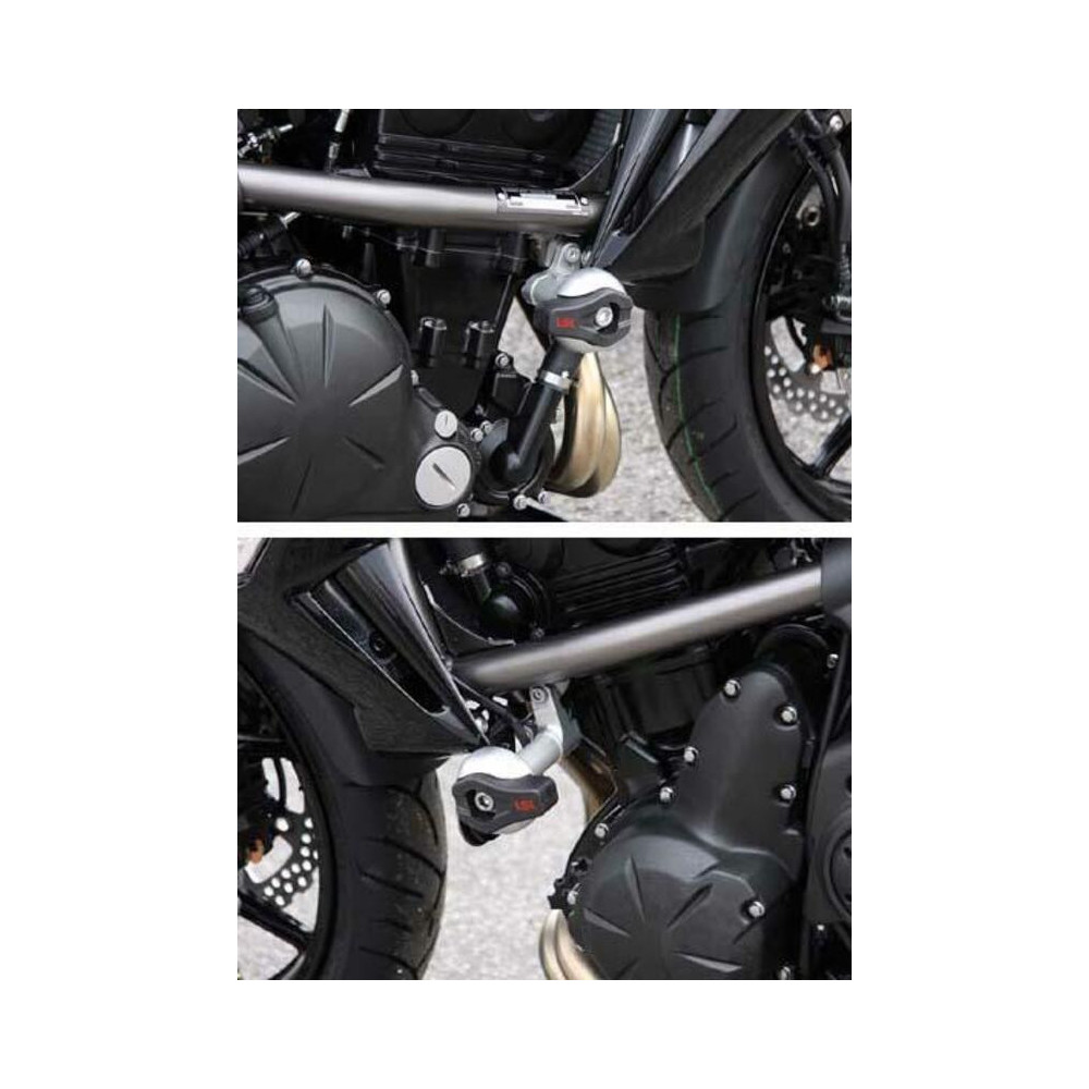 Kit fixation tampon de protection LSL pour KAWASAKI ER6 N, F 2009 Lsl 1 - AVSmoto Racing Parts 