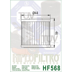 Filtre à huile HIFLOFILTRO - HF568 Kymco 400I Xciting