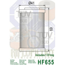 Filtre à huile HIFLOFILTRO - HF655