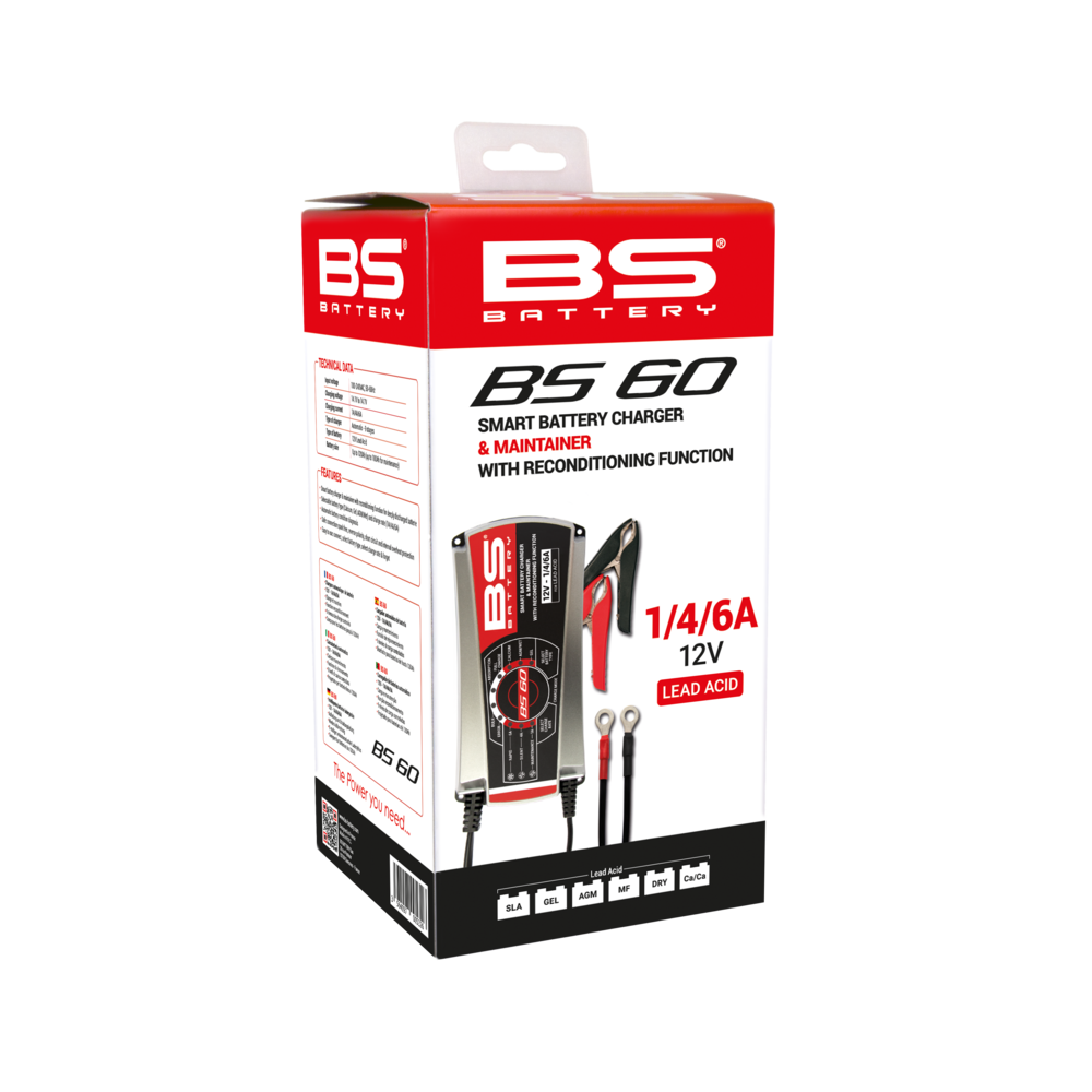 Chargeur de batterie pro-intelligent BS BATTERY BS60