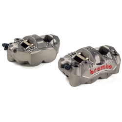 Paire d'étrier de frein avant axial BREMBO UPGRADE GP4-RS 4 pistons Ø30mm