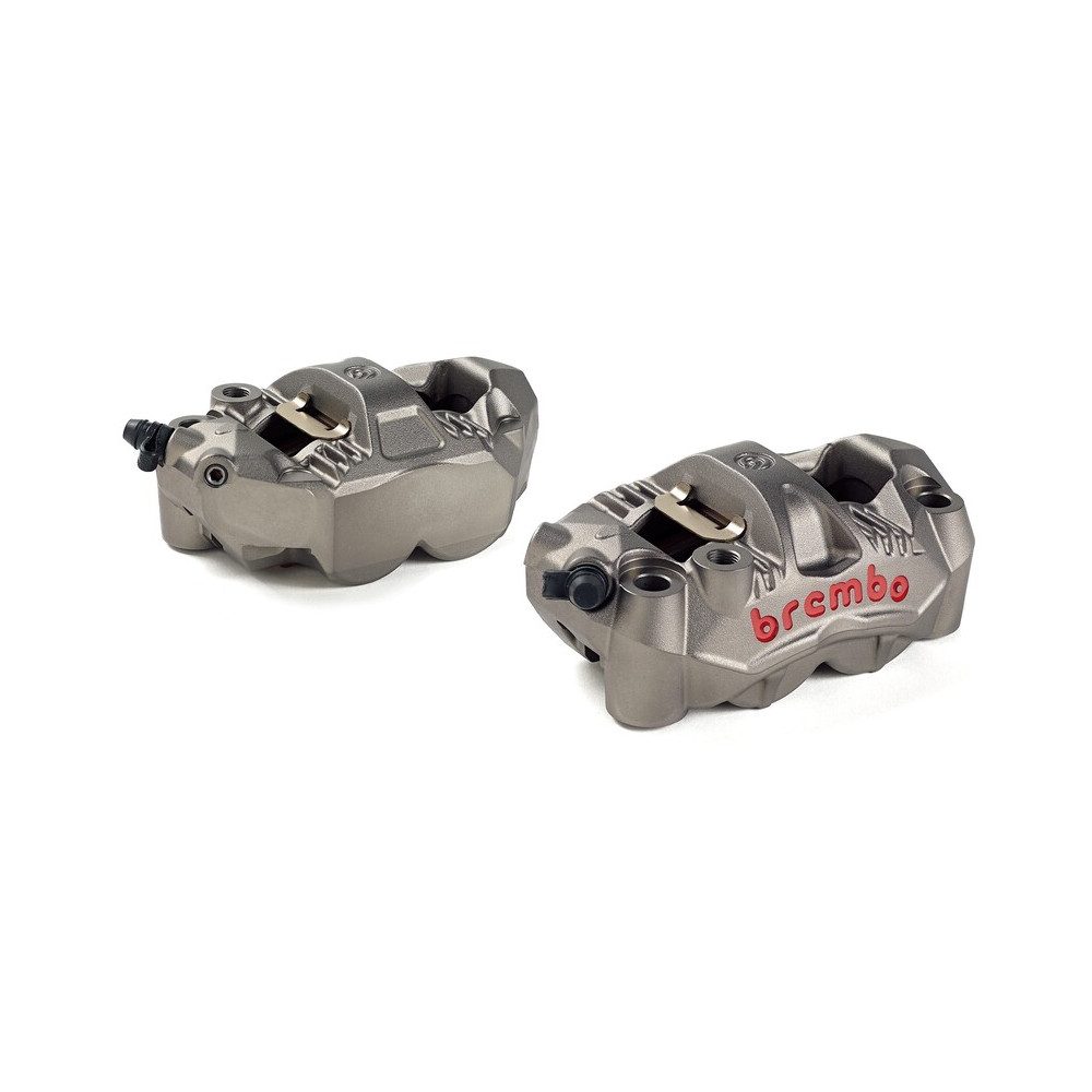 Paire d'étrier de frein avant axial BREMBO UPGRADE GP4-RS 4 pistons Ø30mm