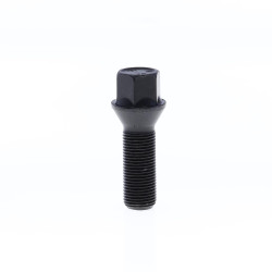 Cone Seat Lug Bolt for wheel spacers M14x1.25x35 SW17 with Black Galvanisation