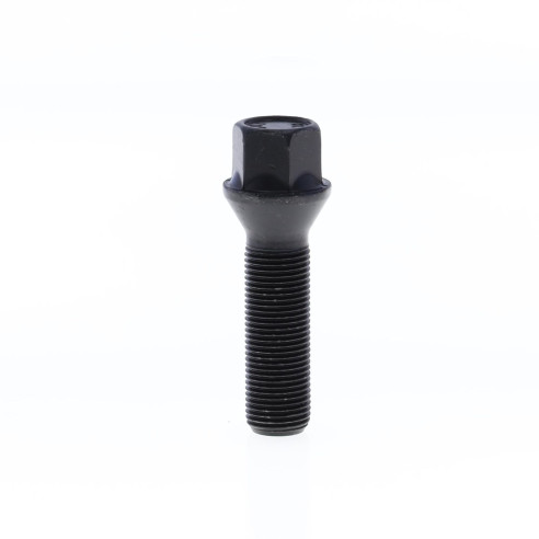 Cone Seat Lug Bolt for wheel spacers M14x1.25x43 SW17 with Black Galvanisation