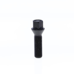 Cone Seat Lug Bolt for wheel spacers M14x1.50x40 SW17 with Black Galvanisation