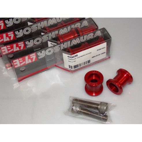 Déstockage Diabolos Yoshimura Anodisés Rouge M10x125