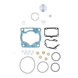 Piston coulé 2 temps Ø 43,46 mm + Kit de joint de culasse haut de gamme Athena 7 - AVSmoto Racing Parts 