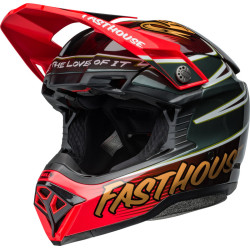 Casque BELL Moto-10 Spherical - Fasthouse DITD 24 Gloss Red/Gold BELL 1 - AVSmoto Racing Parts 