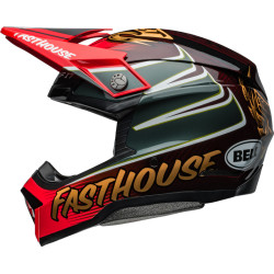 Casque BELL Moto-10 Spherical - Fasthouse DITD 24 Gloss Red/Gold BELL 4 - AVSmoto Racing Parts 