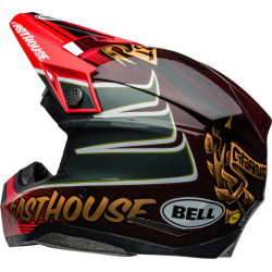 Casque BELL Moto-10 Spherical - Fasthouse DITD 24 Gloss Red/Gold BELL 6 - AVSmoto Racing Parts 