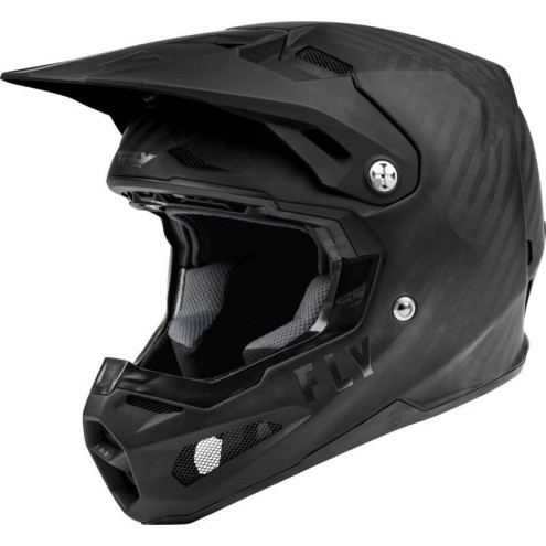 Casque FLY RACING Formula Carbon Solid - carbone noir mat 1 - AVSmoto Racing Parts 