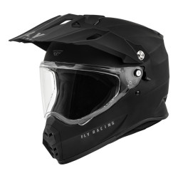 Casque FLY RACING Trekker Solid - noir mat 1 - AVSmoto Racing Parts 