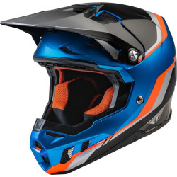 Casque FLY RACING Formula CC Driver - bleu/orange/noir 1 - AVSmoto Racing Parts 