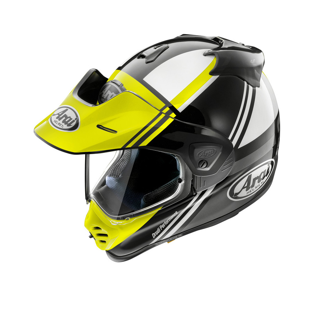 Casque ARAI TOUR-X5 Cosmic - jaune fluo ARAI 1 - AVSmoto Racing Parts 