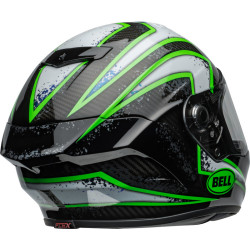 Casque BELL Race Star DLX Flex - Xenon Gloss Black/Kryptonite BELL 6 - AVSmoto Racing Parts 