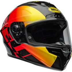 Casque BELL Race Star DLX Flex - Offset Gloss Black/Red BELL 2 - AVSmoto Racing Parts 