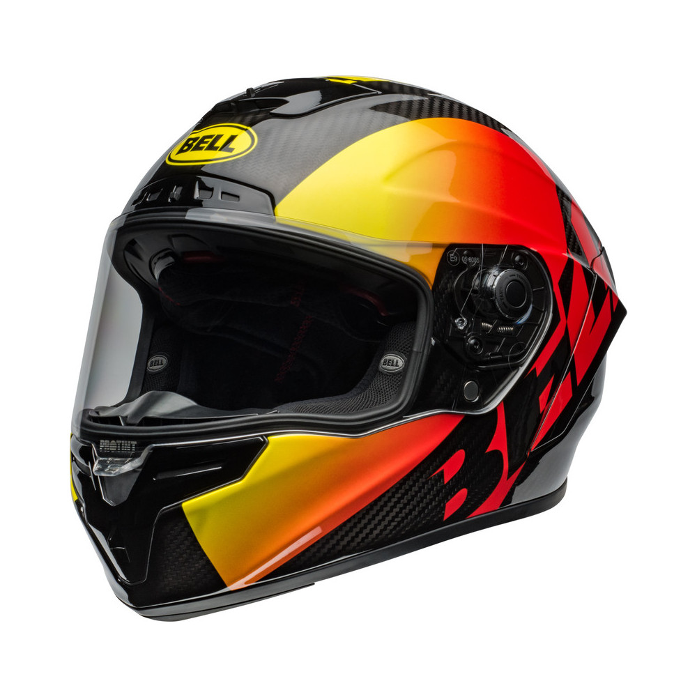 Casque BELL Race Star DLX Flex - Offset Gloss Black/Red BELL 1 - AVSmoto Racing Parts 