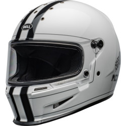 Casque BELL Eliminator - Steve McQueen Gloss White BELL 1 - AVSmoto Racing Parts 