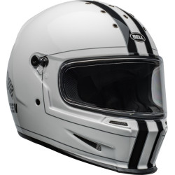 Casque BELL Eliminator - Steve McQueen Gloss White BELL 2 - AVSmoto Racing Parts 