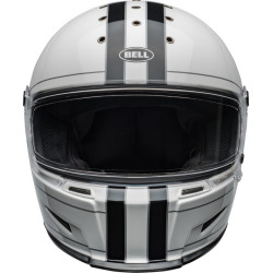 Casque BELL Eliminator - Steve McQueen Gloss White BELL 3 - AVSmoto Racing Parts 