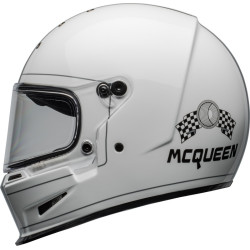 Casque BELL Eliminator - Steve McQueen Gloss White BELL 4 - AVSmoto Racing Parts 