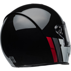 Casque BELL Eliminator - GT Gloss Black/White BELL 7 - AVSmoto Racing Parts 