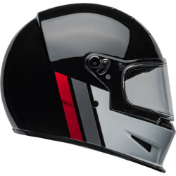 Casque BELL Eliminator - GT Gloss Black/White BELL 8 - AVSmoto Racing Parts 