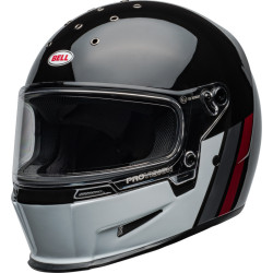 Casque BELL Eliminator - GT Gloss Black/White BELL 1 - AVSmoto Racing Parts 