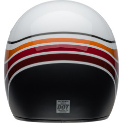 Casque BELL Moto-3 - RSD Saddleback Satin/Gloss White/Black BELL 6 - AVSmoto Racing Parts 