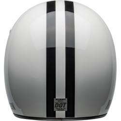 Casque BELL Moto-3 - Steve McQueen Gloss White/Black BELL 6 - AVSmoto Racing Parts 