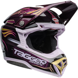 Casque BELL Moto-10 Spherical - Tagger Purple Haze Gloss Purple/Gold BELL 2 - AVSmoto Racing Parts 