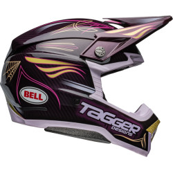 Casque BELL Moto-10 Spherical - Tagger Purple Haze Gloss Purple/Gold BELL 8 - AVSmoto Racing Parts 