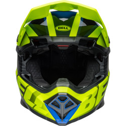 Casque BELL Moto-10 Spherical - Sliced Matte/Gloss Retina/Blue BELL 3 - AVSmoto Racing Parts 