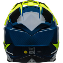 Casque BELL Moto-10 Spherical - Sliced Matte/Gloss Retina/Blue BELL 6 - AVSmoto Racing Parts 