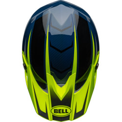 Casque BELL Moto-10 Spherical - Sliced Matte/Gloss Retina/Blue BELL 8 - AVSmoto Racing Parts 