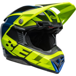 Casque BELL Moto-10 Spherical - Sliced Matte/Gloss Retina/Blue BELL 2 - AVSmoto Racing Parts 