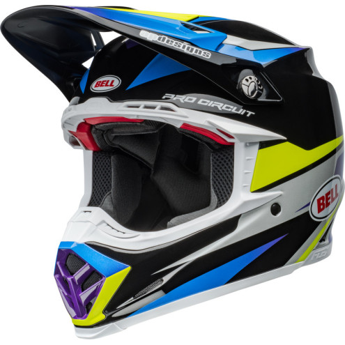 Casque BELL Moto-9S Flex - Pro Circuit 24 Gloss Black/Blue BELL 1 - AVSmoto Racing Parts 